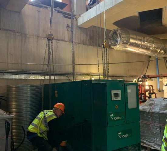 CHP installation in Whitechapel