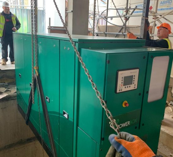 CHP installation in Whitechapel